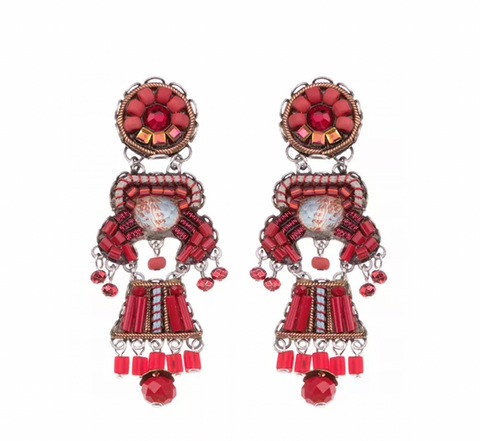 Ayala Bar | Red Roses Roone Earrings