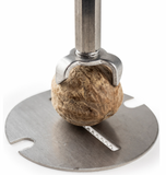 Peugeot | Madras Manual nutmeg mill in wood chocolate-coloured with magnetic cover 15 cm - 6in.