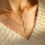 Leah Alexandra | Guardian Angel Necklace - Goldfill