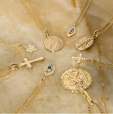 Leah Alexandra | Guardian Angel Necklace - Goldfill