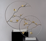 Michael Aram | Butterfly Ginkgo Moon Gate Sculpture - 32"