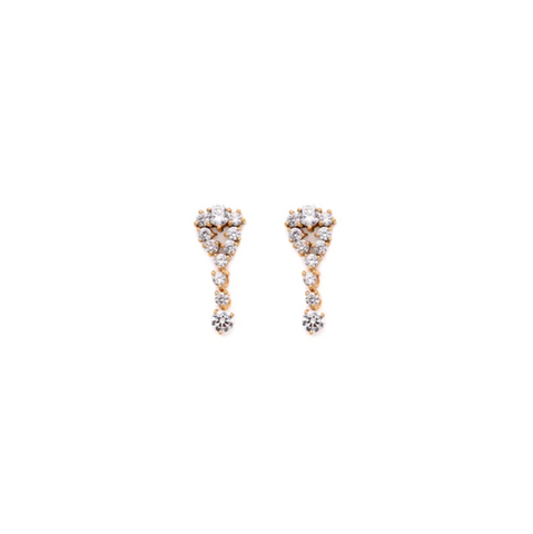 Leah Alexandra | Petite Royal Earrings - CZ
