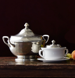 Match | Convivio Covered Soup Bowl with Plate