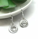 Matsu | Sterling Silver Small Stacked Circlet Earrings