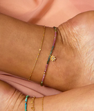 Satya | First Step Tourmaline Lotus Anklet