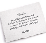 Pyrrha | Feather Braided Bracelet