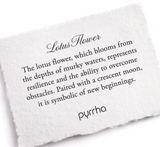 Pyrrha | Lotus Flower Small Paperclip Chain Necklace