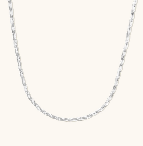 Leah Alexandra | Braided Herringbone Necklace