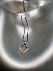 Todd Reed | 18K Gold & Sterling Silver, White Brilliant Cut Diamonds Necklace