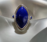 Sterling Silver & Lapis Ring