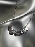Sterling Silver Shell Disc Curtain Necklace