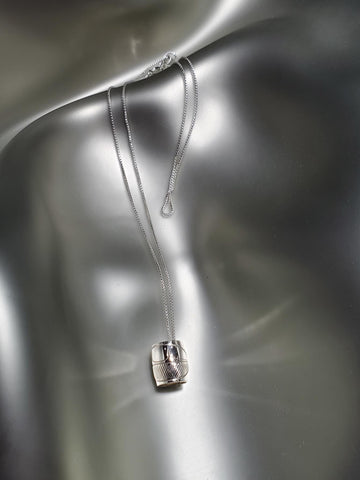 Sterling Silver 'Feathers' Small Spirit Bead Necklace