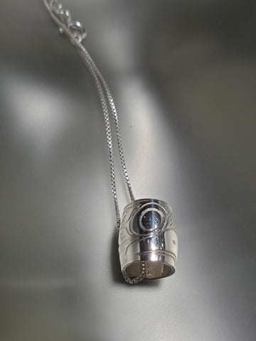 Sterling Silver 'Owl' Small Spirit Bead Necklace
