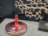 Ruby Mirrored Positive Drop Vase