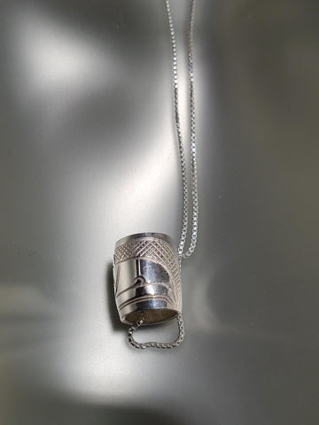 Sterling Silver 'Raven' Small Spirit Bead Necklace