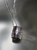 Sterling Silver 'Beaver' Small Spirit Bead Necklace