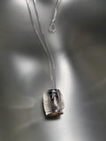 Sterling Silver 'Feathers' Small Spirit Bead Necklace