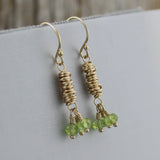 Dianne Rodger | Gemstone and Twist Earrings - Gold Fill