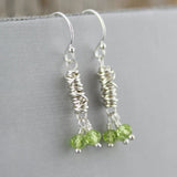 Dianne Rodger | Gemstone and Twist Earrings - Sterling Silver