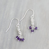 Dianne Rodger | Gemstone and Twist Earrings - Sterling Silver