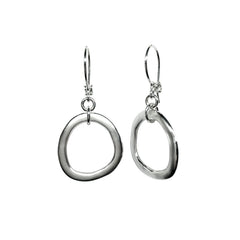 Matsu | Sterling Silver Medium Circlet Earrings