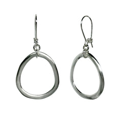 Matsu | Sterling Silver Large Circlet Earrings