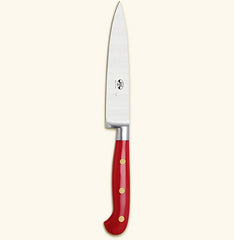 Match | Berti, Red Lucite Utility Knife With Magnetized Block