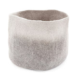 XL Bicolour Calabash Basket, Felt