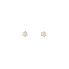 Element Studs - Gold Plate Opal Stud Earrings