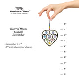 Heart of Hearts Suncatcher - Confetti