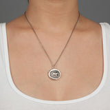 Sterling Silver Mother Bear Talisman Necklace