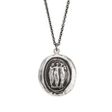 Pyrrha | Sterling Silver "Three Graces" Talisman Necklace