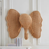 Jonathan Adler | Wicker Elephant Wall Art