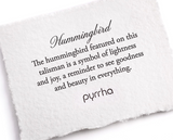 Pyrrha | "Hummingbird" Sterling Silver Talisman Necklace