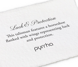 Pyrrha | "Luck & Protection" Sterling Silver Talisman Necklace