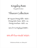 Tiburon Dining Table and Chairs