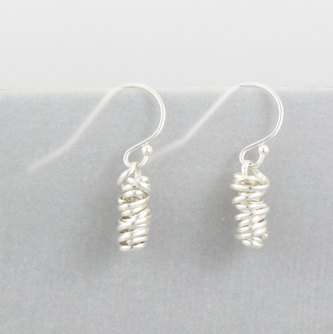 Mini Twist Earring - Sterling Silver