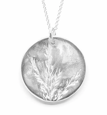 Kat Cadegan | Wild Grass Pendant, Large Disc