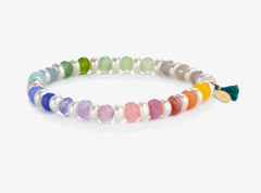 Shashi | Joe Gemstone Bracelet, Rainbow Pearl