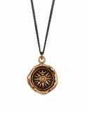 Pyrrha | "Direction" Talisman Necklace - Bronze