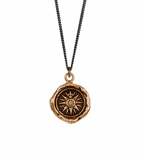 Pyrrha | "Direction" Talisman Necklace - Bronze