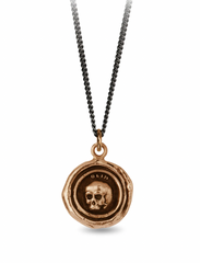 Pyrrha | "What Once Was" Bronze Talisman Necklace