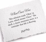 Pyrrha | "What Once Was" Bronze Talisman Necklace