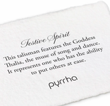 Pyrrha | "Festive Spirit" Sterling Silver Talisman Necklace