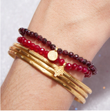Satya | Tree of Life Red Garnet Bracelet