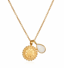 Satya | June Pearl Birthstone Mandala Necklace