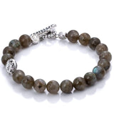 The Bloodline Buddha Bracelet - Labradorite
