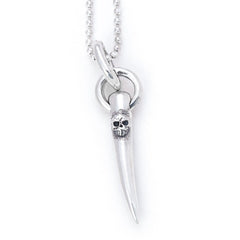 Horn Amulet with Skull Pendant