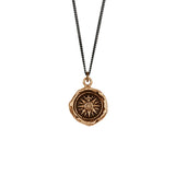 Direction Talisman Necklace - Bronze