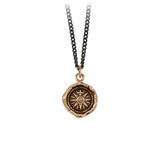 Direction Talisman Necklace - Bronze